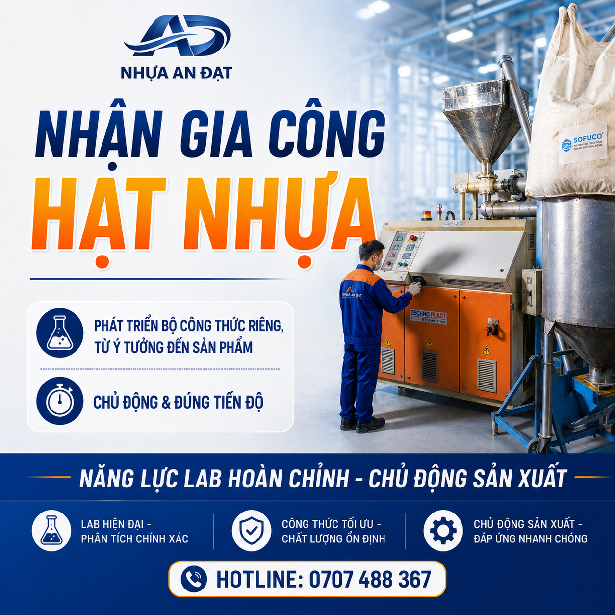 GIA CÔNG HẠT NHỰA PVC