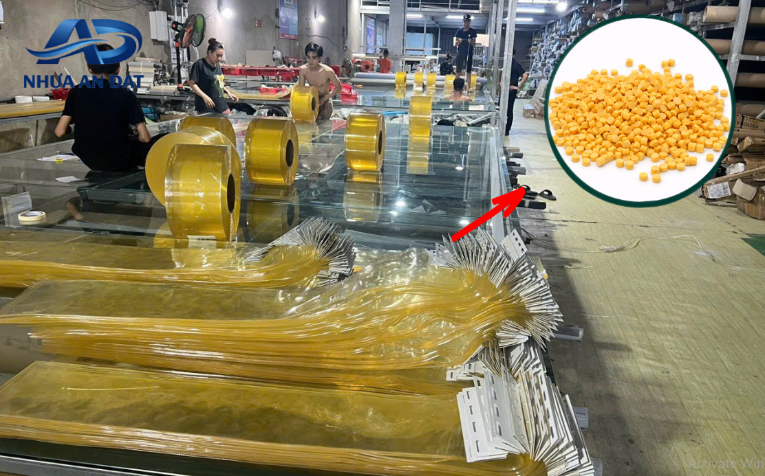Màng nhựa PVC, rèm PVC cần chọn hạt nhựa PVC như thế nào?