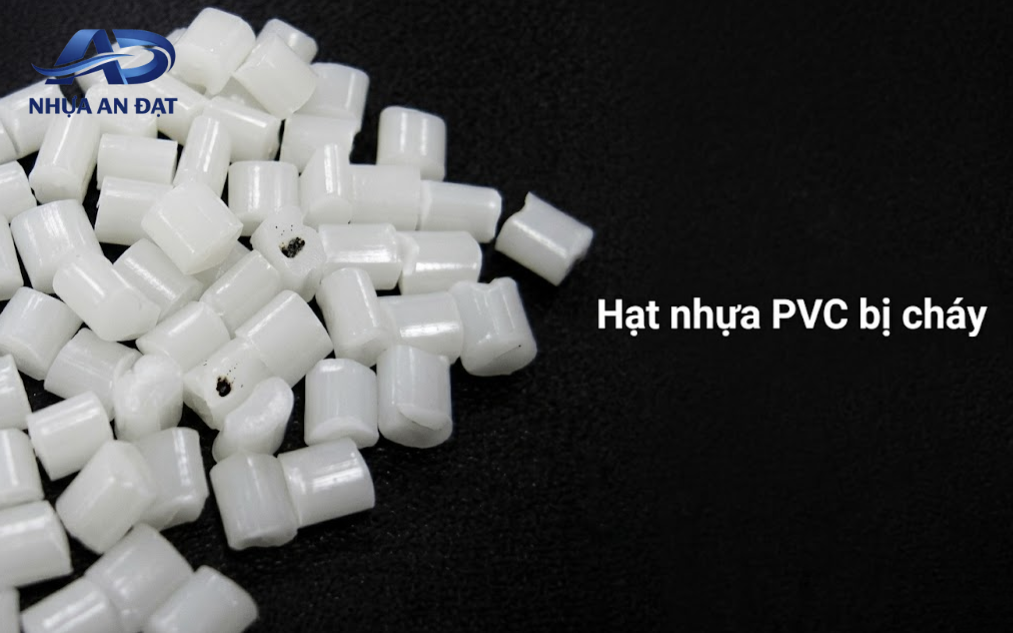 Hạt nhựa PVC bị cháy khi gia công: nguyên nhân và cách xử lý