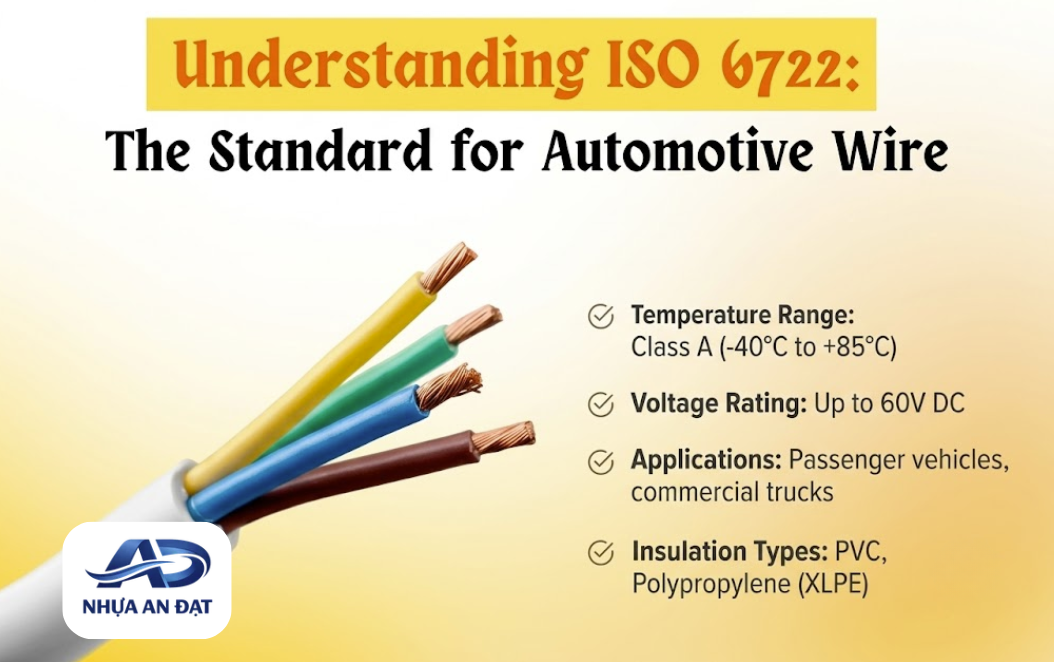ISO 6722 Là Gì? Yêu Cầu Đối Với Hạt Nhựa Dùng Cho Dây Điện Ô Tô