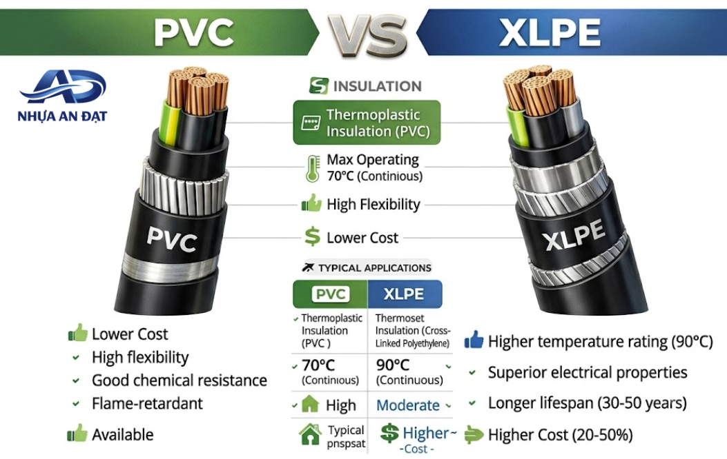 So Sánh PVC Compound Và XLPE Ô Tô: Nên Chọn Vật Liệu Nào Cho Dây Điện?