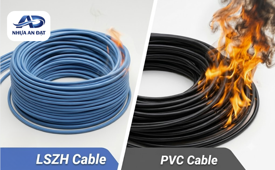 Cáp LSZH Và Cáp PVC Khác Nhau Như Thế Nào?